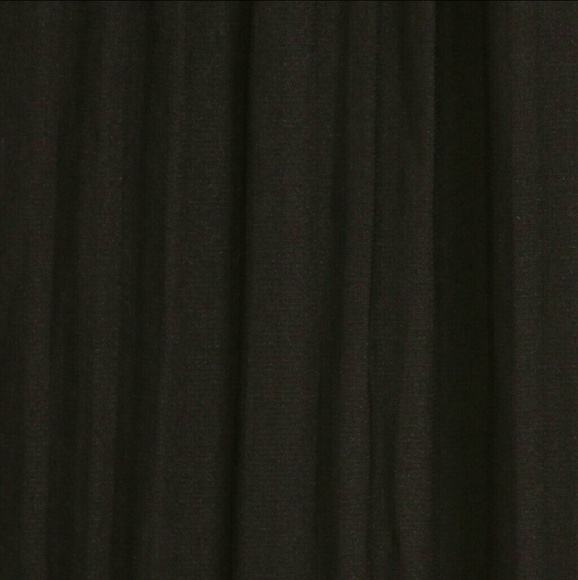 Black Pleated Palazzo Pants - Picture 3 of 6